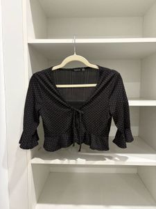 Boohoo Polka Dot Top