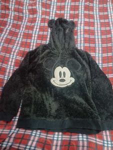 Mickey Mouse Fuzzy Sweatshirt, Hoodie