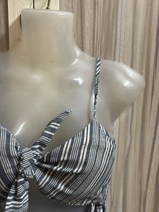 Tie-Front Romper