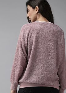 Cozy Mauve Pullover Sweater