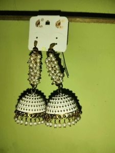 3 Jhumka Earrings Combo