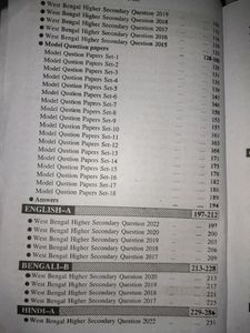 Wbchse Previous Years Questions and Test Papers .