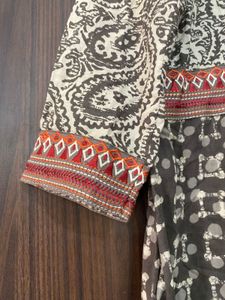 Batik Print Ethnic Gown