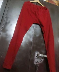 Maroon Color Legging For 32 Waist