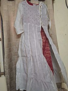 Two Peace Anarkali Kurta