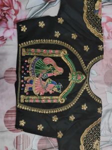 Elegant Black Embellished Blouse