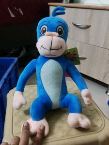 Blue Monkey Plush Toy