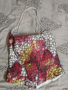Colourful Silk Corset