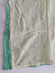 Pricedrop | Mint Green Handloom Cotton Kurta