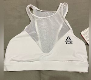 REEBOKWomen Sports lightly Padded Bra (White