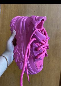 Size 38 Fushia Pink Sneakers