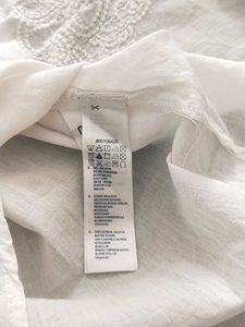 White Embroidered Top(Forever 21)