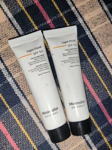 Minimalist SPF 50 Sunscreen