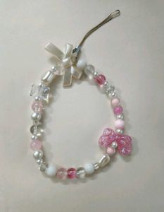 Cute Beaded Phone Charm! 🎀