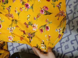 Yellow Flowery Tunic