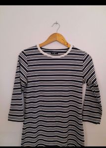 Blue Striped Dress