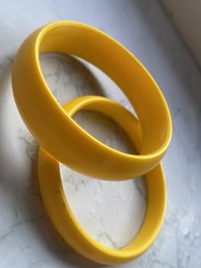 5 Piece Yellow Wrist Accesory - Bracelet