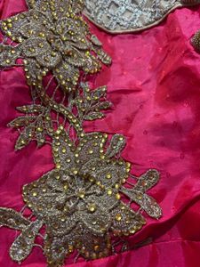 Pink Embroidered Gown