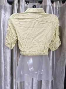 lime green crop top