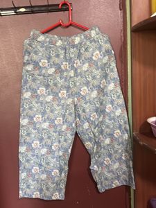 Aurelia Floral Print Kurti Pajama Set