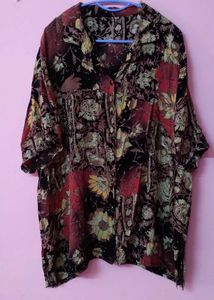 Vintage Italian Floral Shirt – Oversized Unisex✨