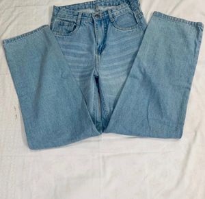 Ripped Straight Fit Jeans
