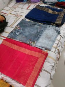 Set of 3 Elegant Sarees