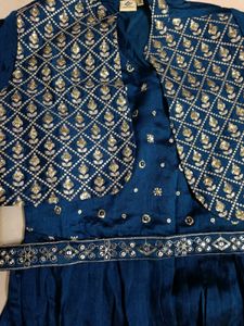 Blue Gown With Jacket