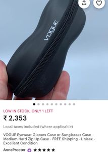 Vogue Sunglasses Case