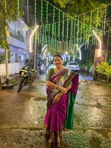 Elegant Purple Saree