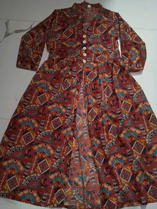 Boho Print Midi Dress