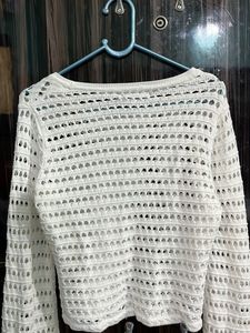 Mesh White Top