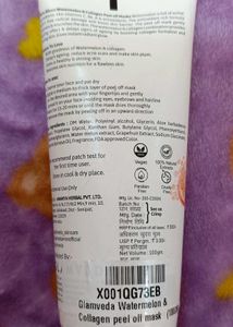 Glamveda Watermelon&amp; Collagen Peel Off Mask