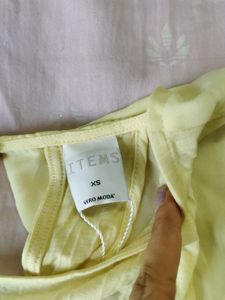 Yellow Formal Top