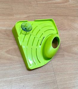 3 In 1 Blue Dish Sink Rack With Multipurpose Tray