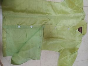 Boy Silk Kurta-Dhoti-Velvet Kotti Set For Festival