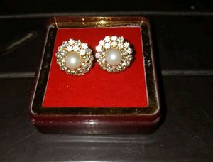 Pearl Stud Earrings
