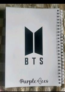BTS Diary A5 Notebook Unruled 160 Pages