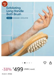 Bloom 2-in-1 Long Handle Body Brush