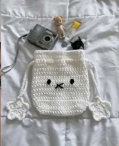 Crochet Flower Pouch