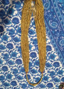 Elegant Gold Tone Nepali Tradition Necklace