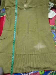 Striped Green Stripped KURTHA