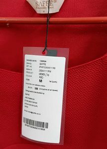 Small Size SAFFE brand Red Crop Top