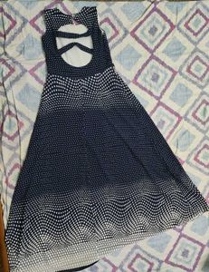 Polka Dot Navy Dress