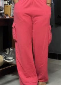 Pink Cargo Pants
