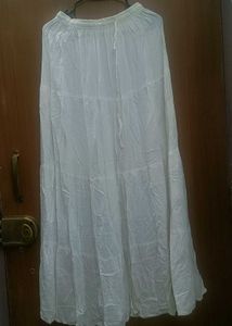 White Ethnic Skirt