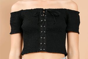 black crop top