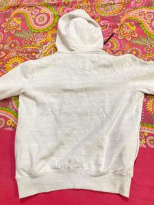 Casual White Hoodie