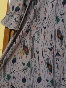 Patterned Midi Dress