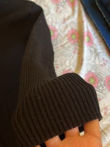 Turtle Neck Black And Red sweater